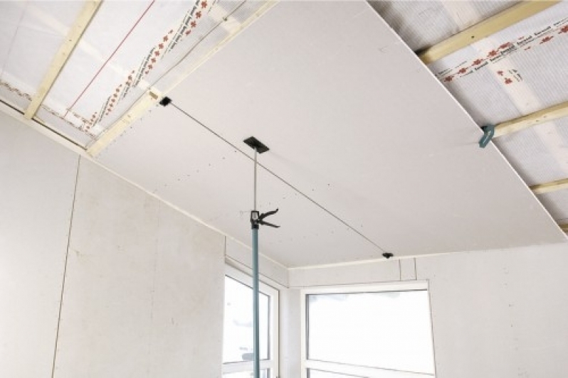 Parede de Drywall Externa Chácara do Piqueri - Parede de Drywall Externa